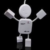 Hub Usb Boneco 4 Portas Hi-speed Com Led